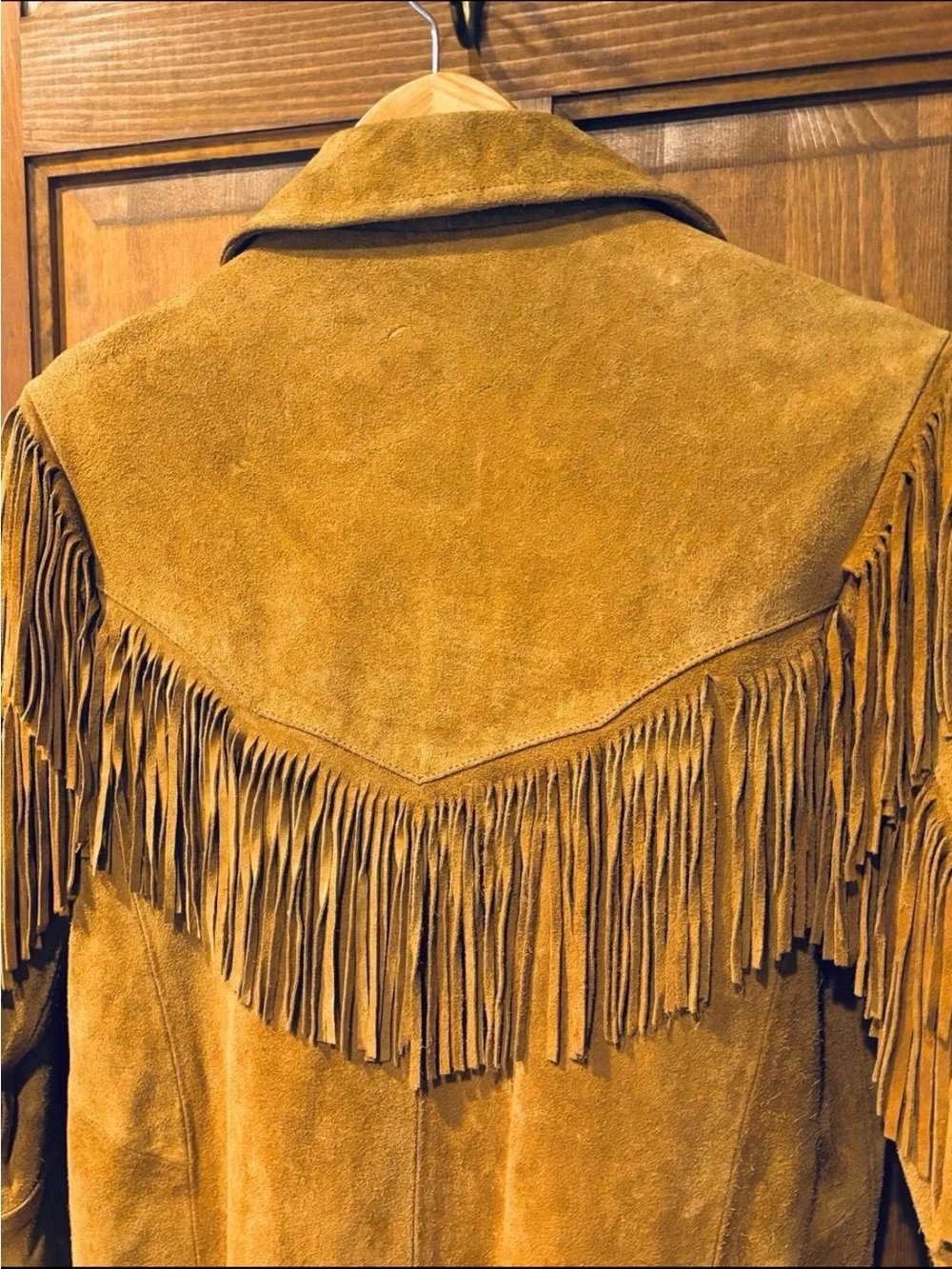 Vintage EXCELLED NEW YORK Leather Fringe Jacket - Picture 4 of 9
